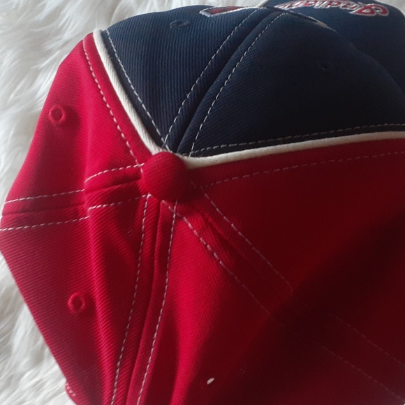 MLB Cleveland Indians Team Colors Snapback Hat / Cap - Picture 5 of 8